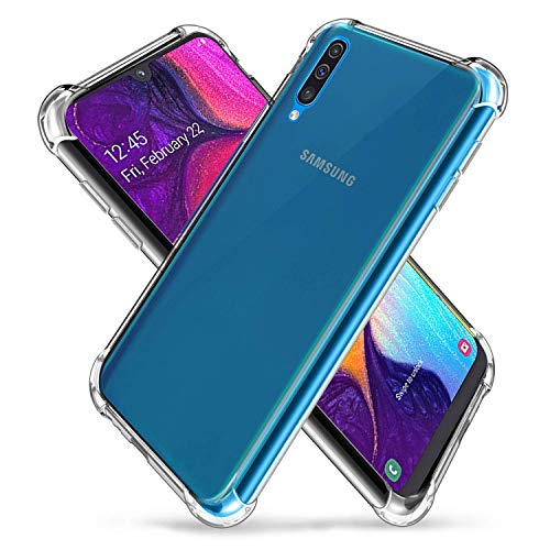 Capa Anti Shock Samsung Galaxy A50 2019 + Película de Gel Transparente, Acompanha Kit de Limpeza Tel