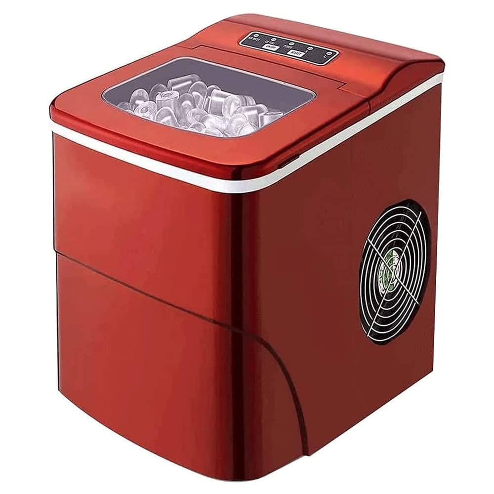 Ice Makers Countertop Self-Cleaning Function 9 Ice Cubes Ready in 8 Mins 33lbs 24Hours for Home Kitchen Office