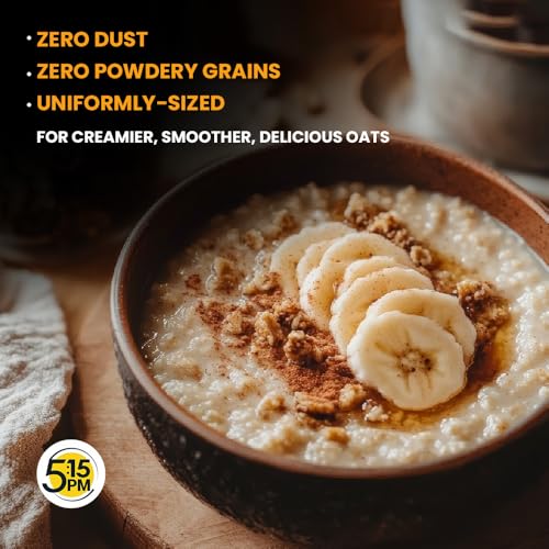 Image of 5:15PM Rolled Oats 500g | Oats | Healthy Cereal Breakfast | 100% Natural Whole Grain (Pack of 3)