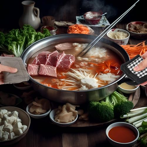 Fundas protectoras de algodón premium para utensilios de cocina de hierro fundido 8