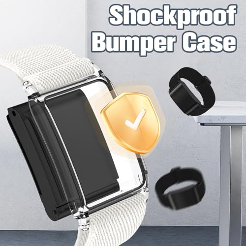 Yeahxing Bicep and Ankle Band Compatible with Whoop 5.0, Elastic Nylon Replacement Strap with Case for Men Women, Breathable Adjustable Fitness Band for Whoop 5.0 One Peak (Not for MG/LIFE) by Yeahxing - Image 4