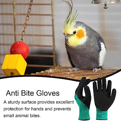 2 Paar Bissfeste Handschuhe Für Den Umgang Mit Tieren, Anti-Biss Arbeitshandschuhe, Dornenfeste Gartenhandschuhe, Schutzhandschuhe Schnittfest Für Katze, Hund, Schlange, Nager, Papageis, Hamster