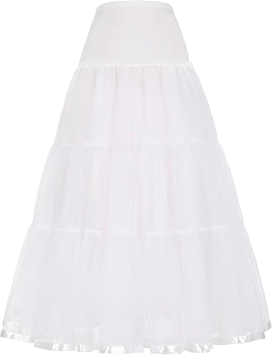 GRACE KARIN Women's Ankle Length Petticoats Wedding Slips Plus Size S-3X