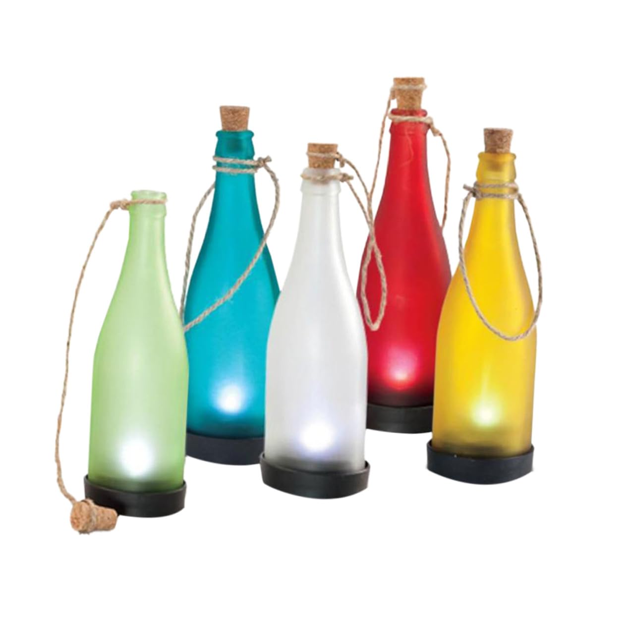 Lampe solaire LED de bouteille pour baliser un chemin extérieur - 8
