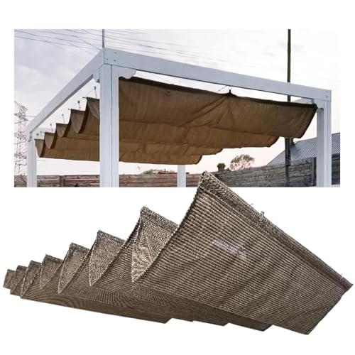 Auvent rétractable ondulé pour stopper la chaleur sous la pergola - 2