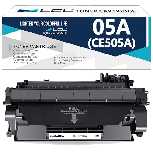 Image of LCL CE505A Toner Cartridge Replacement for HP 05A CE505A CE505X Compatible with HP LaserJet P2030 P2035 P2035n P2050 P2055 P2055d P2055dn P2055x Printers (1 Black)