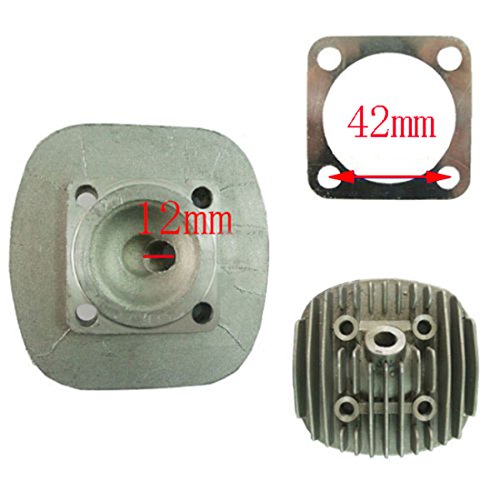 JRL 47mm Cylinder Head Set Fits 80cc Gas Motorized Bicycle Bike Engine - Thumbnail 3
