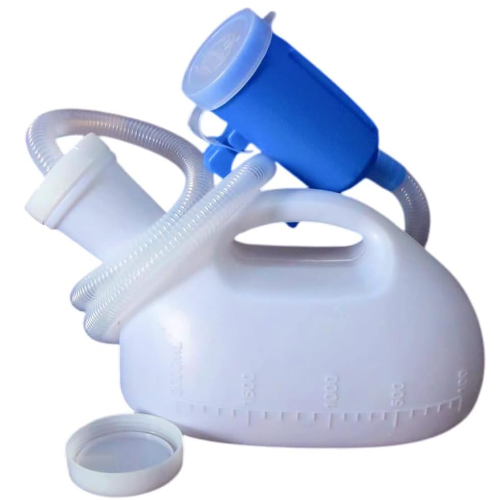 Urinoir portable pour hommes de 2000 ML pour stopper les fuites urinaires au lit