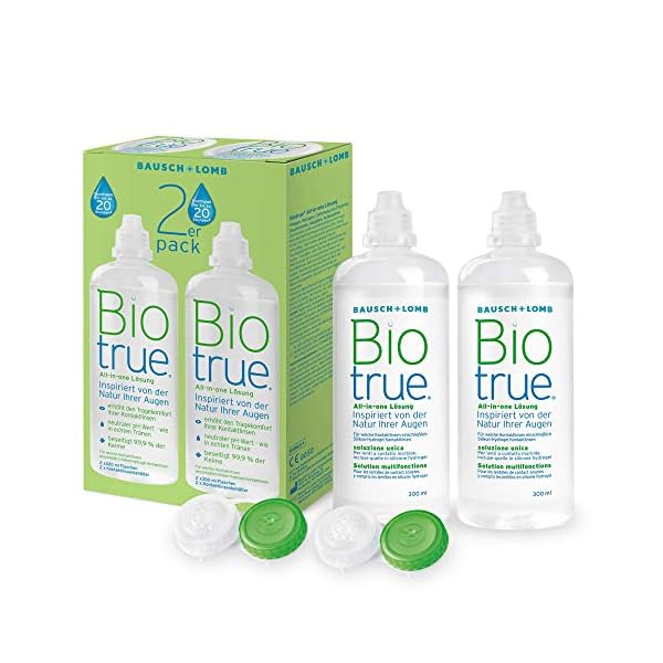Bausch + Lomb Biotrue Kontaktlinsen-Pflegemittel Kombilösung weiche Kontaktlinsen, 2 x 300 ml – Bild 4