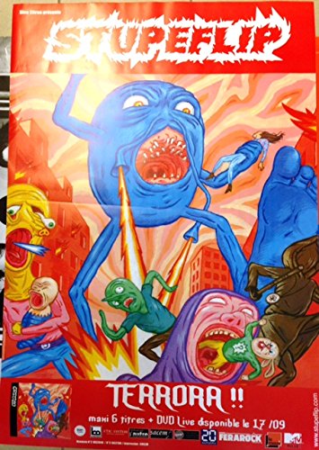 Affiche Stupeflip Terrora!! 70X100Cm pour decoration murale alternative