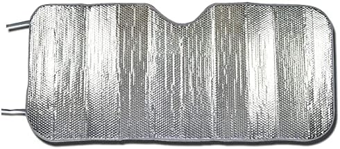 Jumbo Double Bubble Front Windshield Shade Window Shade- Accordion Folding Auto Sunshade for Car Truck SUV-Blocks UV Rays Sun Visor Protector-Keeps Your Vehicle Cool 67 x 28 in