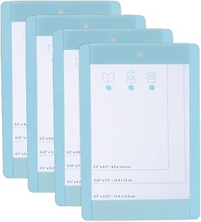 VOHESEA Juego de 4 alfombrillas para tarjetas Cricut Joy, compatible con todas las tarjetas Cricut Joy, alfombrilla reutilizable para tarjetas rápidas, 11,4 x 15,8 cm