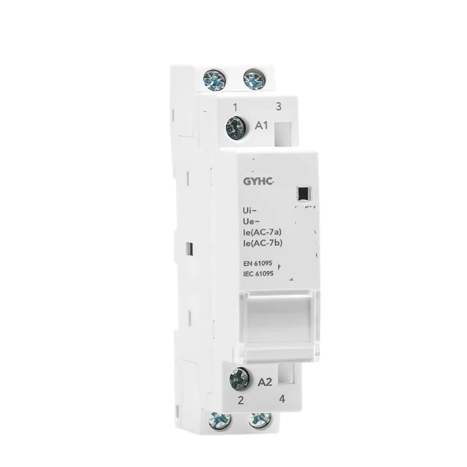 WQGQPXOB Rail Type Household Modular AC contactor AC220V 2P 16A 20A 25A 2NC 2NO 1NO1NC 50/60Hz(2P 25A 2NO)