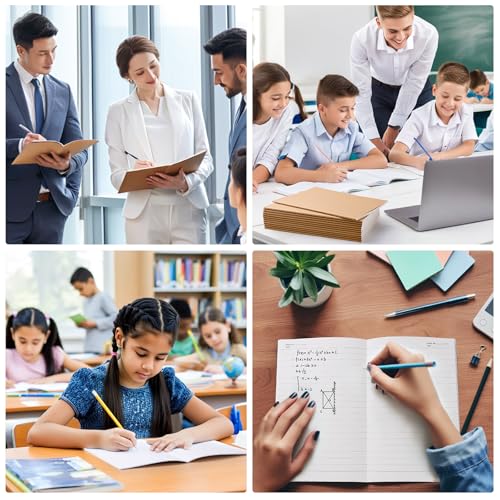 Petits carnets de notes lignés kraft A5 pour écrire partout - 8