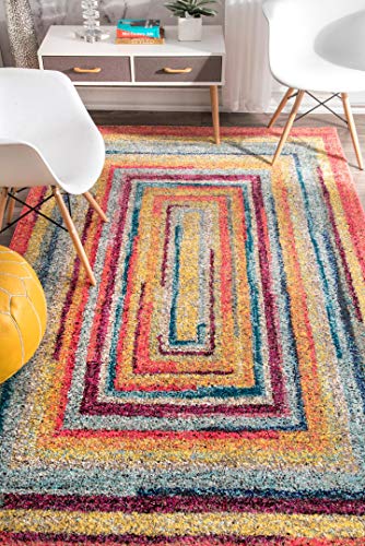 Nuloom Hargis Labyrinth Runner Rug, 2 Ft 5 In X 8 Ft, Multi #TOP3