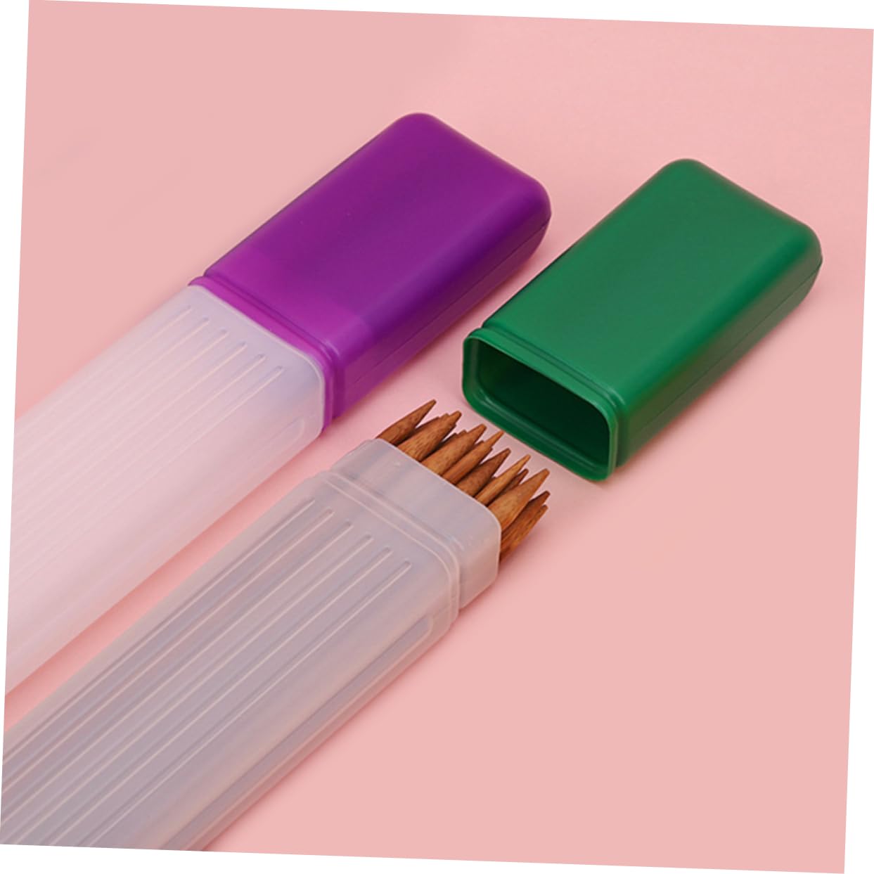 VILLCASE Sets Sewing Needle Storage Case Knitting Needle Container Thread Organizers Crochet Hook Tube Large Capacity Craftsmanship Pcs