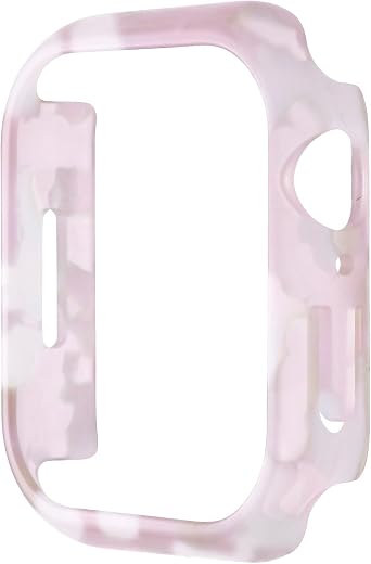 Resin Bumper Case Frame Compatible with Apple Watch 44mm, Light Pink