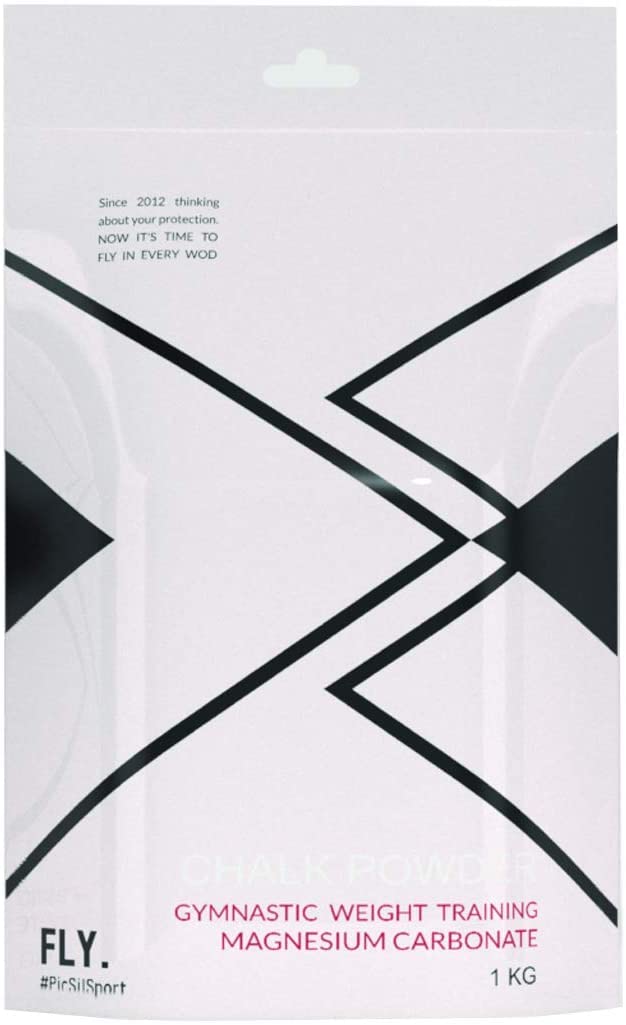 PicSil Magnesium Climbing Blocks/Pads for Sweat Free Hand Grip in Weightlifting Gymnastics Crossfit Calisthenics Crosstraining & Climbing 8 Blocks of 57gr (1 KG)