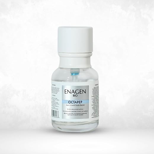 EnagenBio Octapep Damage Hair Repair, Hair Growth, Dandruff Control, Stronger, Dry &amp; Frizzy Scalp Serum
