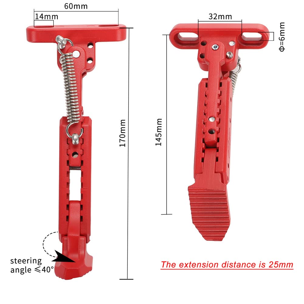 Béquille ULIP pour trottinette électrique - Support de pied extensible - Réglable - Compatible avec M365/PRO/PRO2/Essential Lite/1S/Max G30