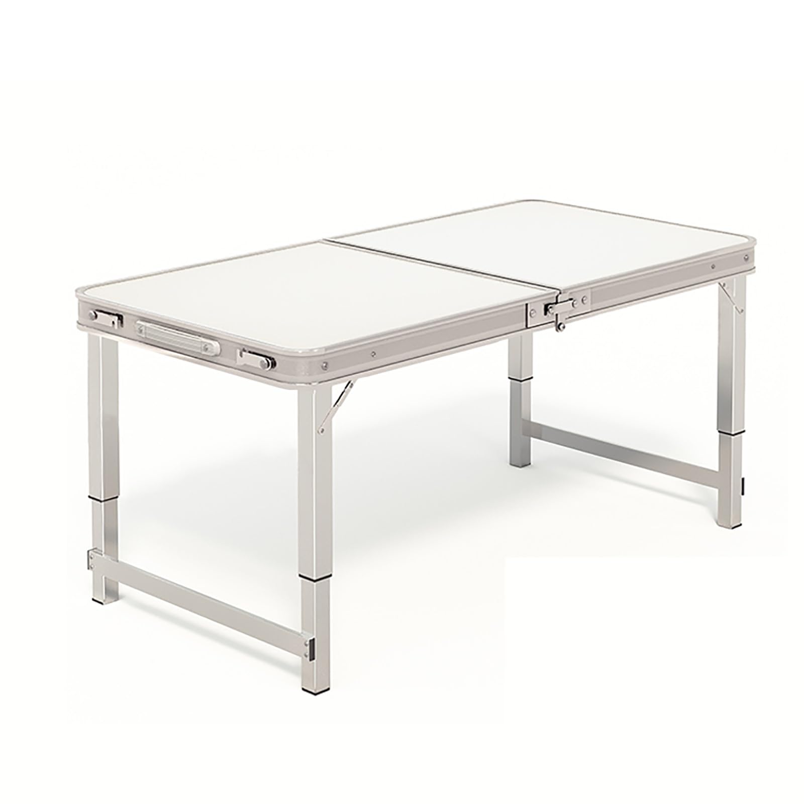 Mesa de camping plegable ligera – Mesa de picnic portátil ajustable al aire libre, fácil de limpiar, ideal para camping, portón trasero y reuniones en el patio trasero