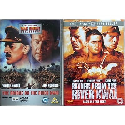 THE BRIDGE ON THE RIVER KWAI 1-2 COMPLETE COLLECTION / 1. THE BRIDGE ON THE RIVER KWAI / 2. RETURN FROM THE RIVER KWAI = ULTIMATE 2x DVD UK SET