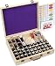 SOLIGT 72 Bottle, Wooden large Essential oil storage Box/Case,Holder Display Case, 64 slots for 5-15ml Bottles plus 8 Slots for roller bottles,Simple Elegant Design