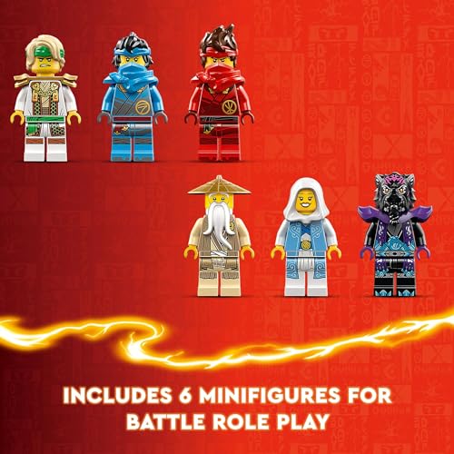 NINJAGO Dragon Stone Shrine, costruisci ed esponi giocattolo Ninja con 6 action figure Ninja, kit avanzato per costruire ninja, idea regalo di compleanno per ragazzi e ragazze dai 13 anni 71819 - Lego - Immagine 5