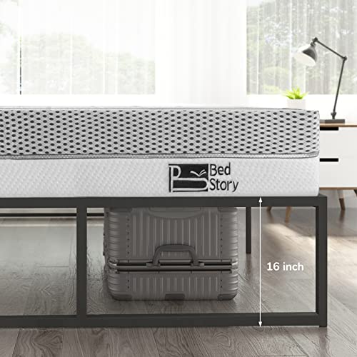 BedStory-Queen-Bed-Frame-16-Inches-Heavy-Duty-Metal-Platform-Bed-Frame-Queen-Size-10-Mins-Easy-Assembly-3000lbs-Support-Mattress-Foundation-with-Large-Storage-Noise-Free-No-Box-Spring-Needed