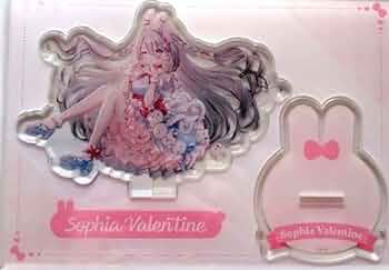 ソフィア・ヴァレンタイン 誕生日　アクリルパネル　全力　お祝い　手紙　ブロマイド Amazon.co.jp: にじさん ソフィア・バレンタイン 誕生日 グッズ