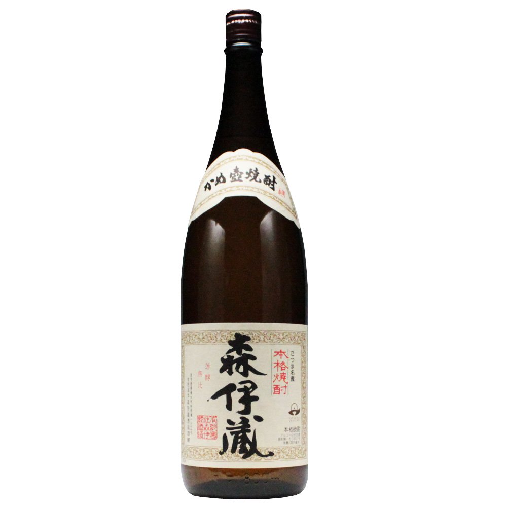 森伊蔵 焼酎 伝統的な和風デザイン 1800ml 森伊蔵 さつま名産 本格 芋焼酎