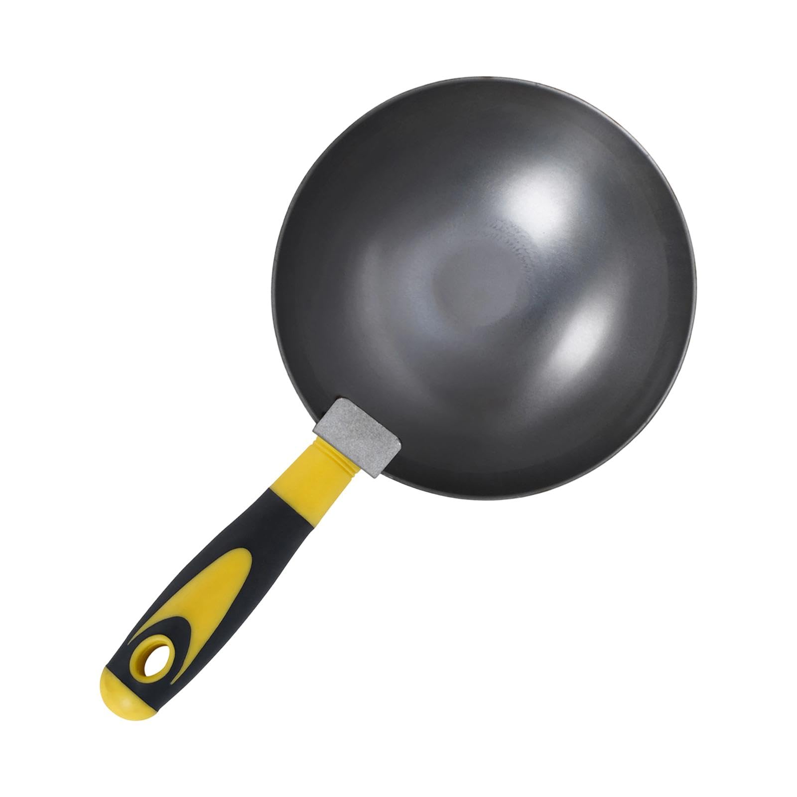 Milageto Cuchara con asa para cemento de acero al carbono espesado, para barro, estuco, yeso, manejo de materiales al libre y mampostería.