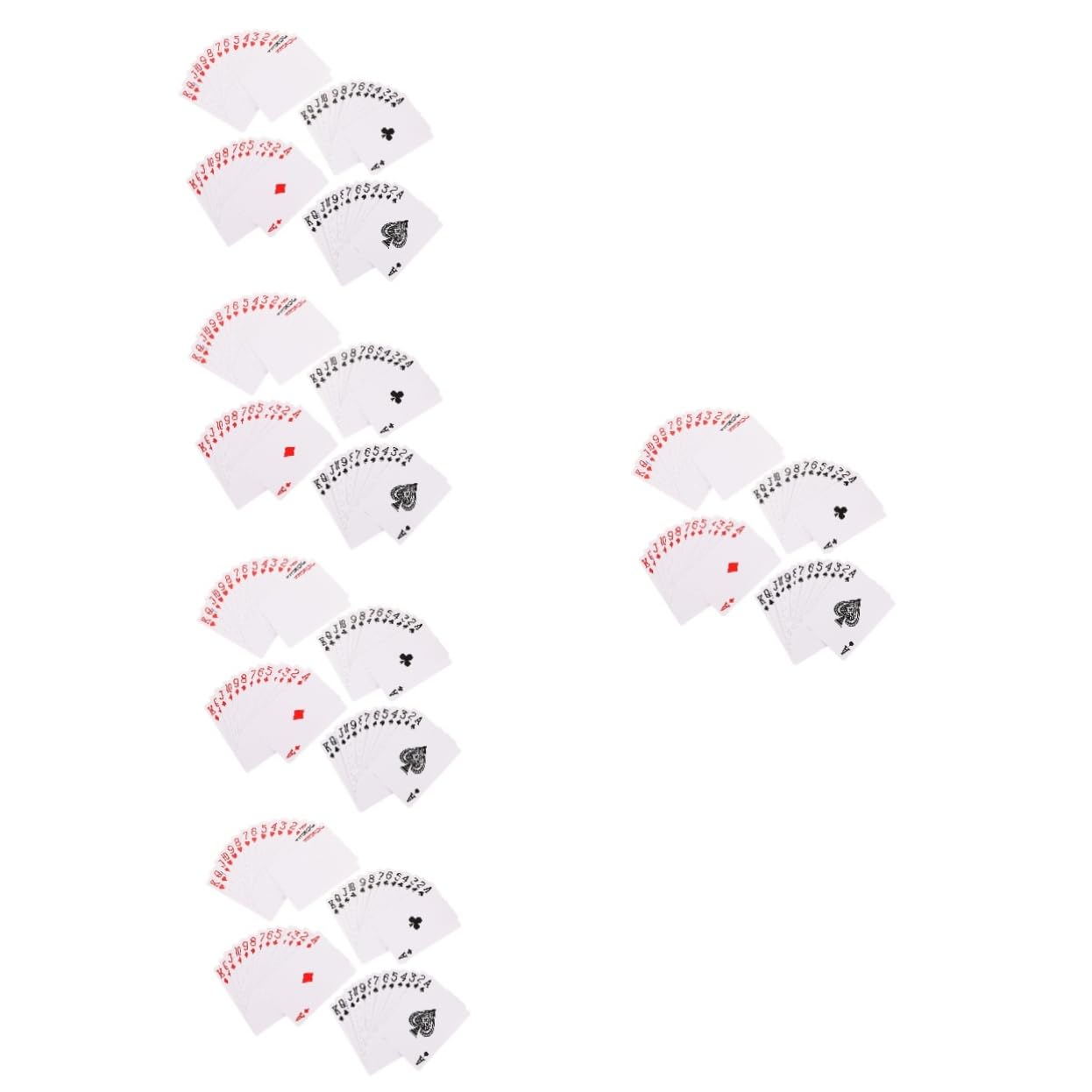 ifundom 5sätze Blank Pokerkarten Für Kreative Spiele Unbedruckte Spielkarten Aus Sicherem Papier Für Familienunterhaltung Partyspiele Und Individuelle Designs