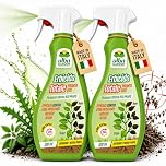 Albagarden - Diserbante Totale a base di Acido Pelargonico - Erbicida Ad Azione Disseccante Per Erbacce, Gramigna Alghe e Muschi - Spray Pronto Uso 500 ml (2 Pezzi)
