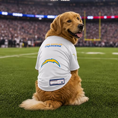 Littlearth NFL Los Angeles Chargers Stretch Pet Jersey,X-Small — view 3