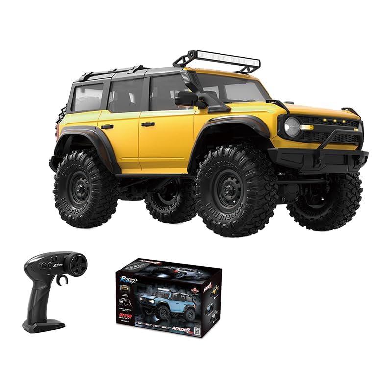 1:16 Scale 4wd All-Terrain Rc Buggy Car for Adults, 15km/h High-Speed Remote Control Off-Road Vehicle with Led Lights, Hobby Grade RTR Toy, Multicolor