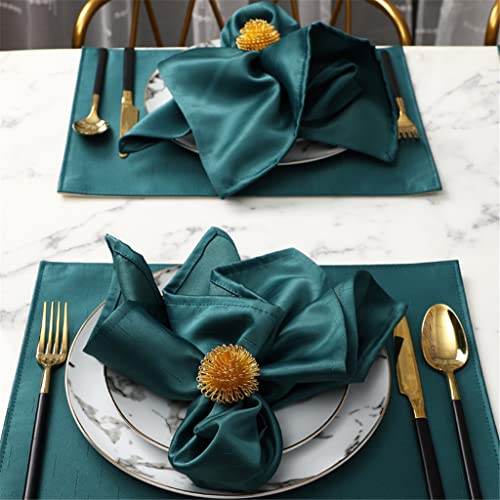 Ccbuy Hotel Mouth Cloth Wipe Cup Cloth Napkin Cloth Solid Color Table Mat Cloth Restaurant Western Napkin Mouth Cloth (Color : Orange) #TOP1