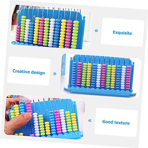 KOMBIUDA Brinquedos Educativos De Plástico Com 12 Ábacos Playset De Artesanato De 12 Dígitos Com Ába