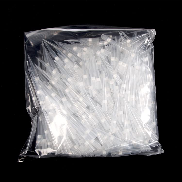 1000 μl Pipette Tips, 5000PCS Sterile Universal Filter Tips, DNase/RNase/Pyrogen Free, Bag Package, 1000 Pieces/Bag, 50 Bags/Pack