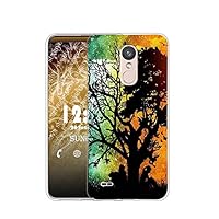 Cover Per LG K9 Trasparente Con Stampa Albero Della Vita - Custodia In Silicone Morbido TPU Antigraffio