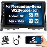 【Multimedia Car Audio】: Autoradio bluetooth für Mercedes-Benz W204 Eingebautes GPS für die Navigation. Unterstützt WIFI-Verbindung, integriertes Bluetooth, Sie können Freisprechanrufe tätigen. Unterstützt UKW-Radio RDS-Radiofunktion. Unterstützt EQ, eine Vielzahl von Audiomodi zur Auswahl. SWC unterstützen.
