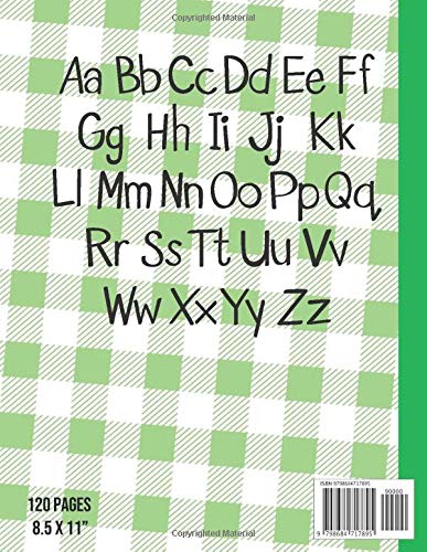 Kindergarten journal with drawing area: Hand writting practice book 8.5x11 with dotted lines and picture space, Primary composition notebook with ... K-2 and elementary, home school supplies image 3