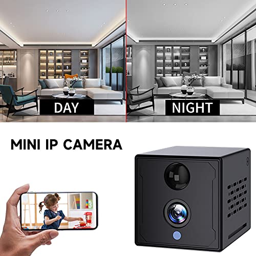 Wireless Wifi Mini Security Camera 2K 3Mp Hd, Battery Powered Pir Motion Detection, Two Way Audio, Ir Night Vision, Cloud & Local Storage 64Gb #TOP3