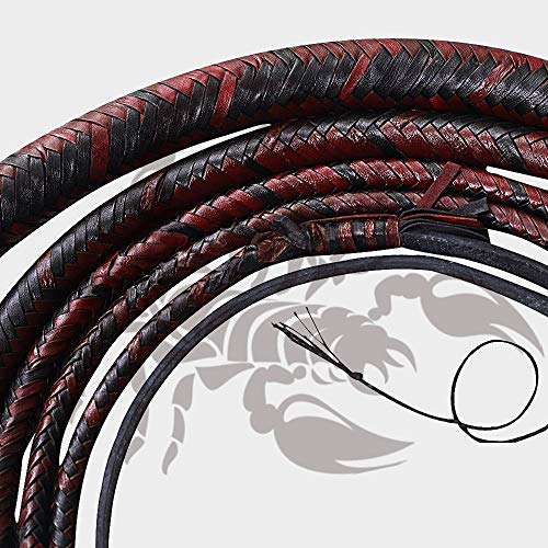 Fouet bullwhip en cuir résistant pour éviter les ruptures