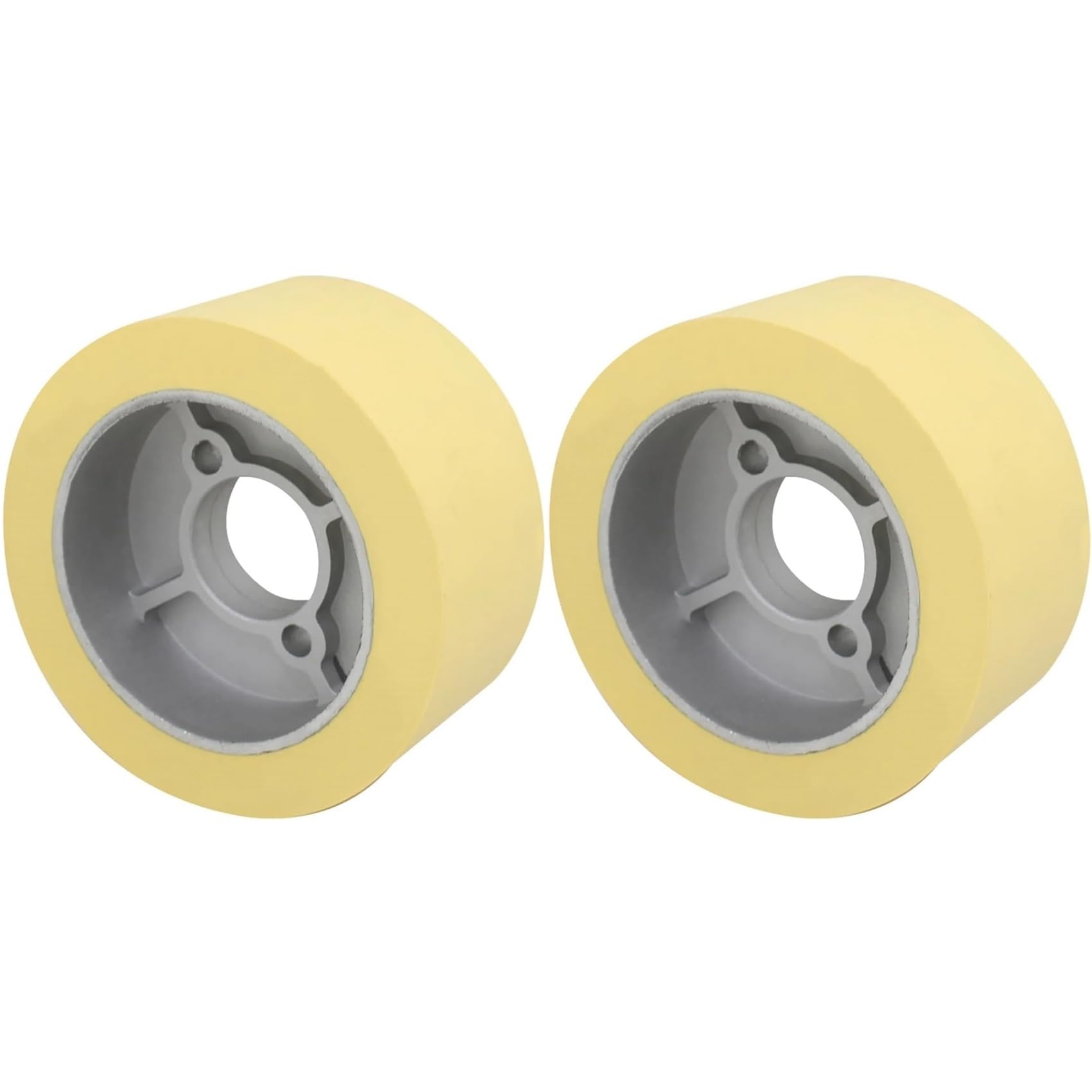 Jnchdghwa As Shown 2X Rubber Presses Roller Woodworking Milling Machine Drive Wheel Universal Power Feeder Wheel Power-Stock Feeder Wheel