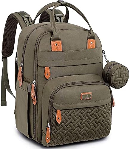 BabbleRoo Diaper Bag Backpack, Baby Nappy Changing Bags Multifunction Waterproof Travel Back Pack