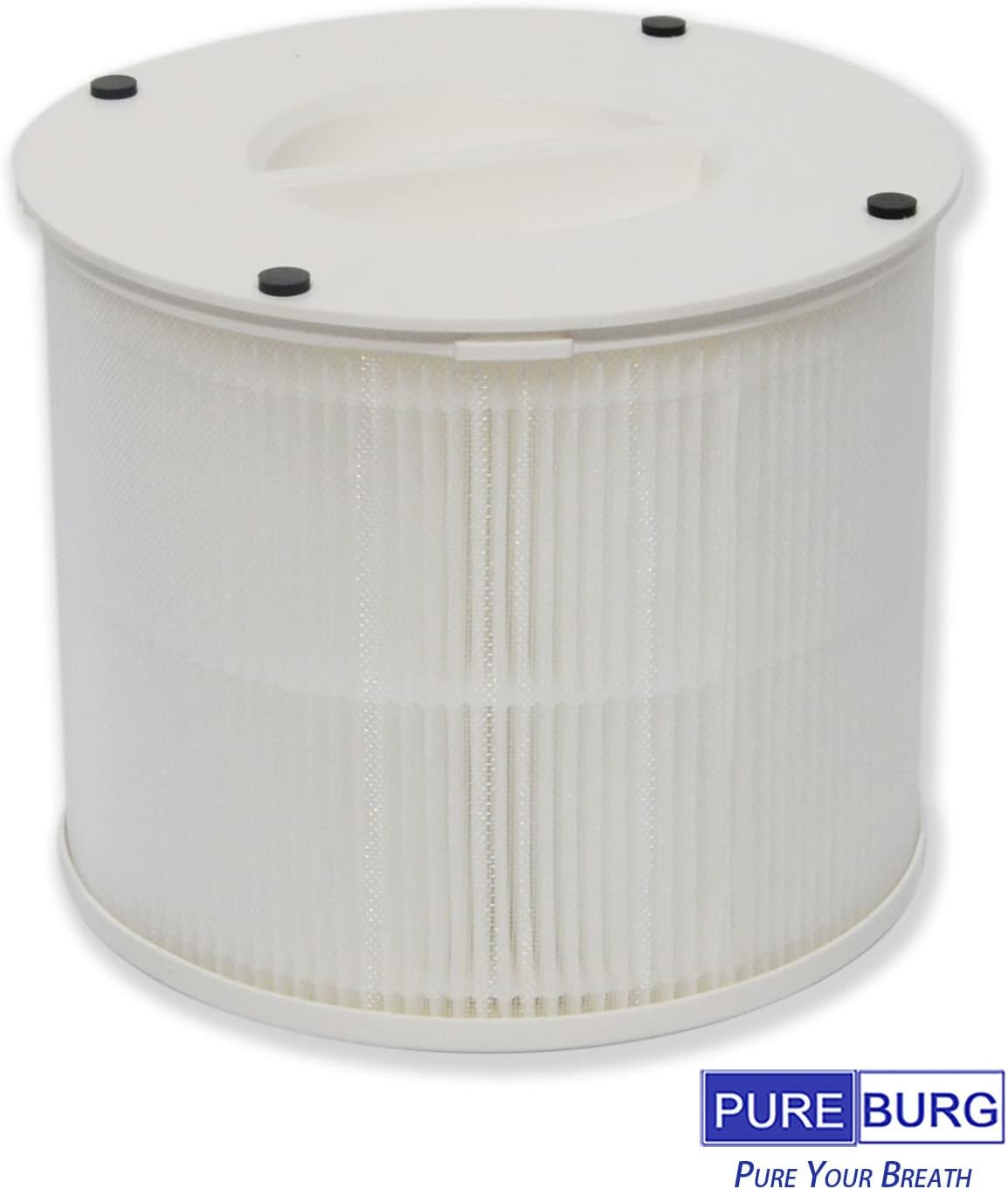 PUREBURG Replacement Filter Compatible with Clorox 11020 11021 Tabletop True HEPA Air Purifier,2-Pack H13 HEPA for Air Clean Dust, Pet Hair, - Image 2