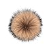 Real Raccoon Fox Fur Pompom with Button Big Fur Ball for Beanies DIY Fur Accessories