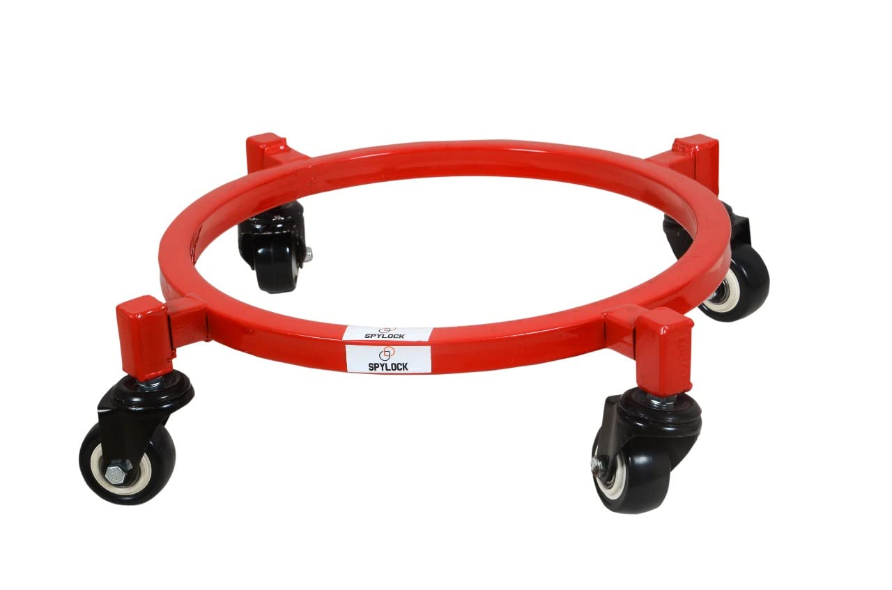 SPYLOCK Double Heavy Duty Gas Trolly Gas Cylinder Stand LPG Gas