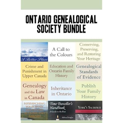 Ontario Genealogical Society 12-Book Bundle